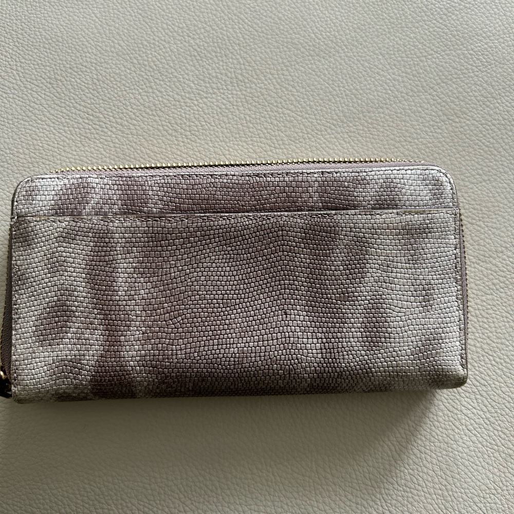 Coach snakeskin design leather wallet
